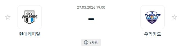 현대캐피탈 스카이워커스 vs 우리카드 우리WON 배구단 경기 분석 및 예측