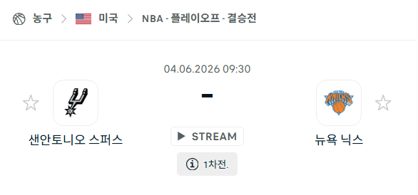 NBA 경기 분석: 샌안토니오 스퍼스 vs 뉴욕 닉스 승부 예측