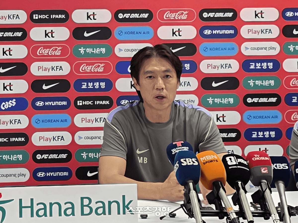 홍명보 감독, 멕시코 날씨에 대비 "오전 훈련 검토, 체코전까지 3일간 집중"