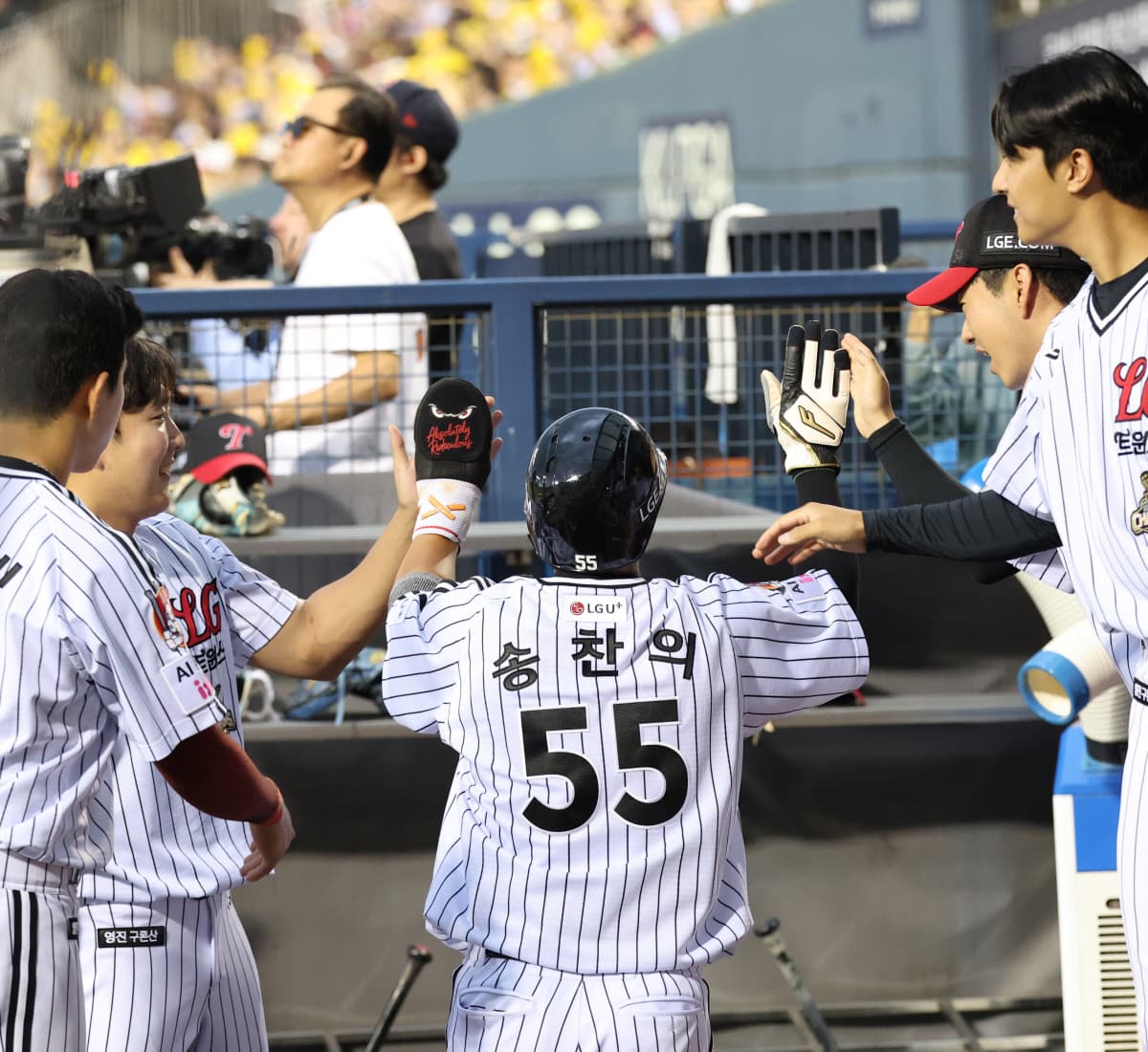 좌승사자들 지워나가는 'LG 우향우'...송찬의·문정빈 새 거포로 떠올라